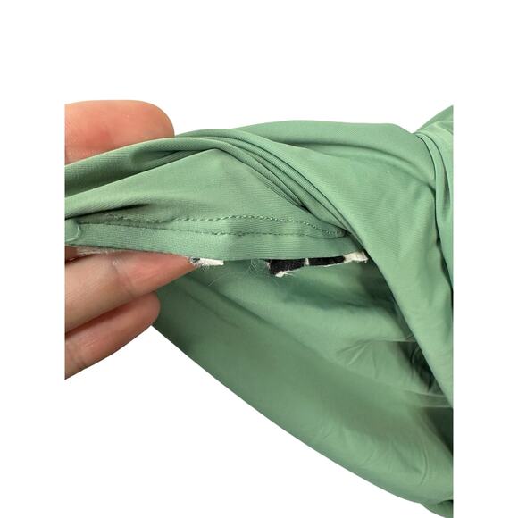 Deme Gabriella Valentina Corset Maxi Dress Cut Out Formal Statement Green Sz XS - Picture 9 of 9